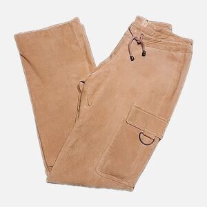 Vintage Wilson's Leather Pink Suede Pants. Size 2. Back Zip. 2 Cargo Pockets